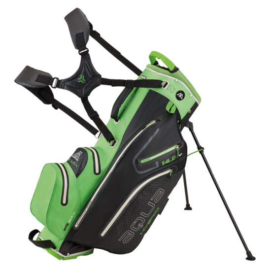 Big Max Aqua Hybrid 2 - Lime/Black - Bærebag i gruppen Golfhandelen / Golfbagger / Bærebag hos Golfhandelen Ltd (Aqua Hybrid 2 Stand BLime)